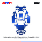 RAVOOY PPF Kit For 2019-2022 Mercedes-Benz GLC CIass AMG Line Coupe – Pre-Cut Paint Protection Film Clear Bra
