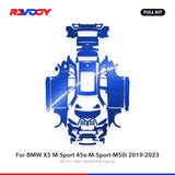 RAVOOY PPF Kit For 2019-2023 BMW X5 M-Sport 45e-M-Sport-M50i – Pre-Cut Paint Protection Film Clear Bra