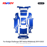 RAVOOY PPF Kit For 2019-2023 Dodge Challenger SRT Hellcat Widebody – Pre-Cut Paint Protection Film Clear Bra