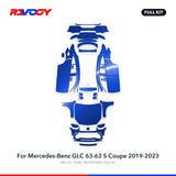 RAVOOY PPF Kit For 2019-2023 Mercedes-Benz GLC 63-63 S Coupe – Pre-Cut Paint Protection Film Clear Bra