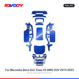 RAVOOY PPF Kit For 2019-2023 Mercedes-Benz GLC Class 43 AMG SUV – Pre-Cut Paint Protection Film Clear Bra