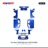 RAVOOY PPF Kit For 2019-2024 Ram 2500 Big Horn – Pre-Cut Paint Protection Film Clear Bra