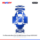 RAVOOY PPF Kit For 2020-2023 Mercedes-Benz CLA 35 AMG Premium Coupe – Pre-Cut Paint Protection Film Clear Bra