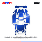 RAVOOY PPF Kit For 2020-2024 Audi S4 Base-Black Edition Saloon – Pre-Cut Paint Protection Film Clear Bra