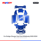 RAVOOY PPF Kit For 2020-2024 Dodge Charger Scat Pack Widebody – Pre-Cut Paint Protection Film Clear Bra