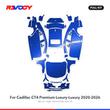RAVOOY PPF Kit For 2020-2026 Cadillac CT4 Premium Luxury-Luxury – Pre-Cut Paint Protection Film Clear Bra