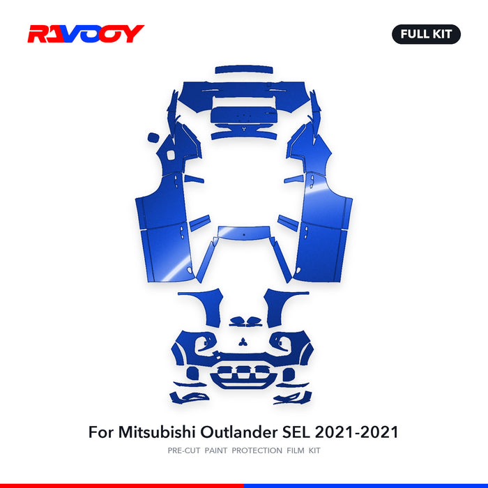 Full vehicle PPF pattern for 2021-2021 Mitsubishi Outlander SEL