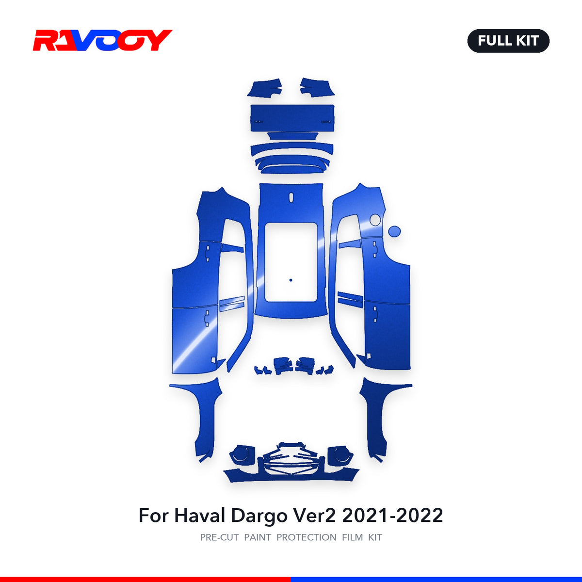 Full vehicle PPF pattern for 2021-2022 Haval Dargo Ver2