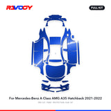 RAVOOY PPF Kit For 2021-2022 Mercedes-Benz A Class AMG A35 Hatchback – Pre-Cut Paint Protection Film Clear Bra