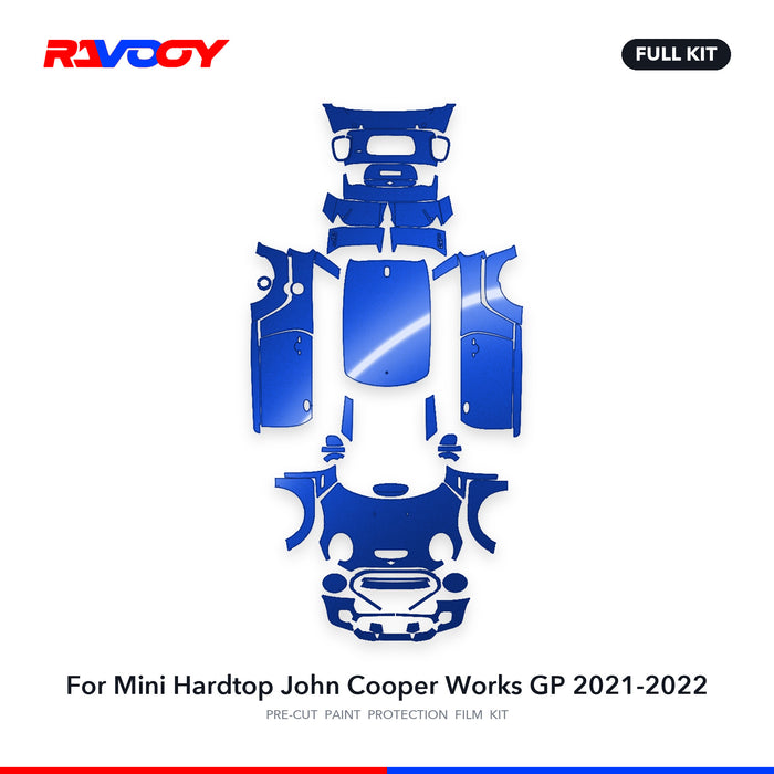 Full vehicle PPF pattern for 2021-2022 Mini Hardtop John Cooper Works GP