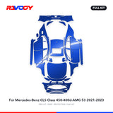 RAVOOY PPF Kit For 2021-2023 Mercedes-Benz CLS Class 450-400d-AMG 53 – Pre-Cut Paint Protection Film Clear Bra