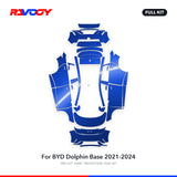 RAVOOY PPF Kit For 2021-2024 BYD Dolphin Base – Pre-Cut Paint Protection Film Clear Bra
