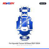 RAVOOY PPF Kit For 2021-2024 Hyundai Tucson US Base – Pre-Cut Paint Protection Film Clear Bra