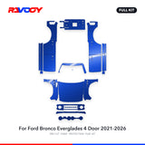 RAVOOY PPF Kit For 2021-2026 Ford Bronco Everglades 4 Door – Pre-Cut Paint Protection Film Clear Bra