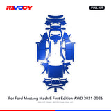 RAVOOY PPF Kit For 2021-2026 Ford Mustang Mach-E First Edition-AWD – Pre-Cut Paint Protection Film Clear Bra