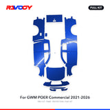 RAVOOY PPF Kit For 2021-2026 GWM POER Commercial – Pre-Cut Paint Protection Film Clear Bra
