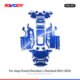 RAVOOY PPF Kit For 2021-2026 Jeep Grand Cherokee L Overland – Pre-Cut Paint Protection Film Clear Bra