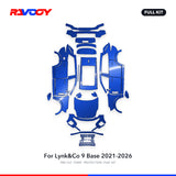 RAVOOY PPF Kit For 2021-2026 Lynk&Co 9 Base – Pre-Cut Paint Protection Film Clear Bra