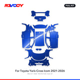 RAVOOY PPF Kit For 2021-2026 Toyota Yaris Cross Icom – Pre-Cut Paint Protection Film Clear Bra