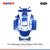 RAVOOY PPF Kit For 2021-2026 Volkswagen Arteon Elegance – Pre-Cut Paint Protection Film Clear Bra