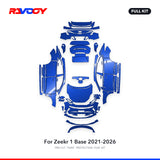 RAVOOY PPF Kit For 2021-2026 Zeekr 1 Base – Pre-Cut Paint Protection Film Clear Bra