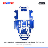 RAVOOY PPF Kit For 2022-2023 Chevrolet Silverado HD 2500 Custom – Pre-Cut Paint Protection Film Clear Bra