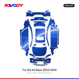 RAVOOY PPF Kit For 2022-2024 Kia K3 Base – Pre-Cut Paint Protection Film Clear Bra