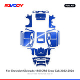 RAVOOY PPF Kit For 2022-2026 Chevrolet Silverado 1500 ZR2 Crew Cab – Pre-Cut Paint Protection Film Clear Bra