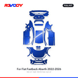RAVOOY PPF Kit For 2022-2026 Fiat Fastback Abarth – Pre-Cut Paint Protection Film Clear Bra
