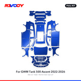 RAVOOY PPF Kit For 2022-2026 GWM Tank 500 Ascent – Pre-Cut Paint Protection Film Clear Bra