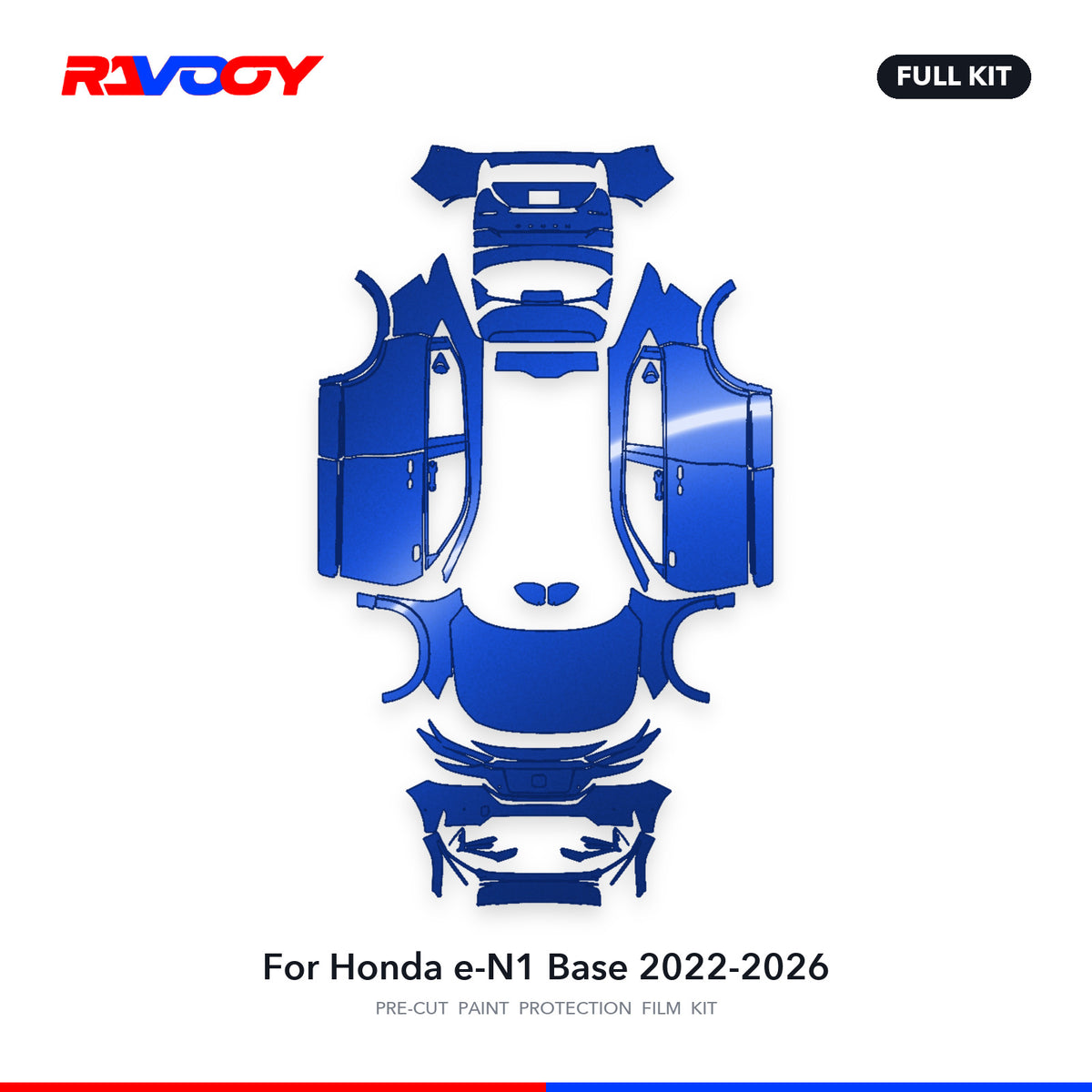 Full vehicle PPF pattern for 2022-2026 Honda e-N1 Base