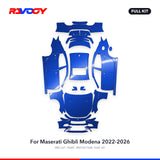 RAVOOY PPF Kit For 2022-2026 Maserati Ghibli Modena – Pre-Cut Paint Protection Film Clear Bra
