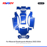 RAVOOY PPF Kit For 2022-2026 Maserati Quattroporte Modena – Pre-Cut Paint Protection Film Clear Bra