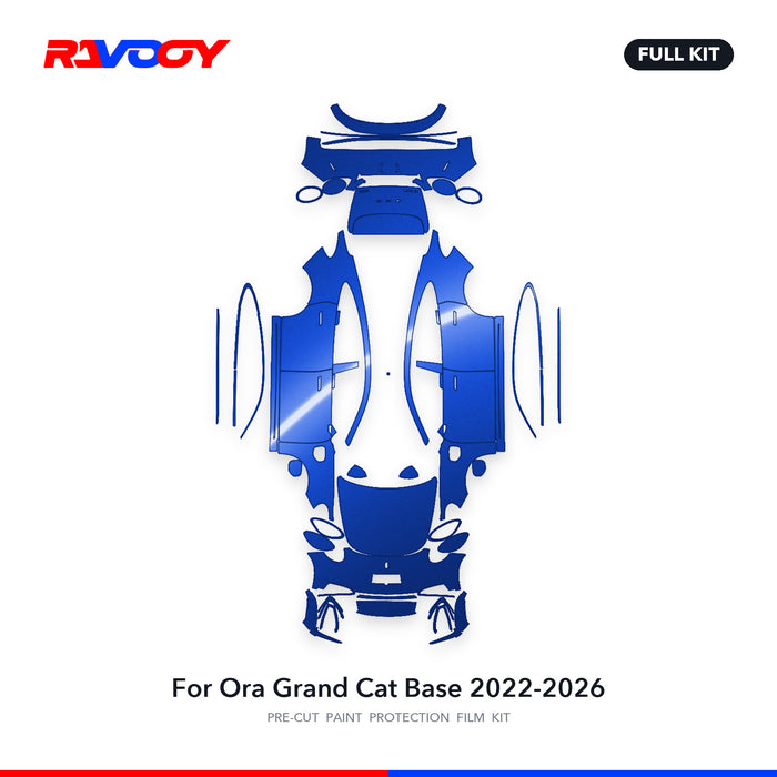 Full vehicle PPF pattern for 2022-2026 Ora Grand Cat Base
