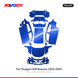 RAVOOY PPF Kit For 2022-2026 Peugeot 308 Baseure – Pre-Cut Paint Protection Film Clear Bra