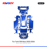 RAVOOY PPF Kit For 2022-2026 Tank 500 Base – Pre-Cut Paint Protection Film Clear Bra