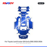RAVOOY PPF Kit For 2022-2026 Toyota Land Cruiser GX-Exr(Lc300) – Pre-Cut Paint Protection Film Clear Bra