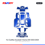 RAVOOY PPF Kit For 2023-2024 Cadillac Escalade V-Series ESV – Pre-Cut Paint Protection Film Clear Bra