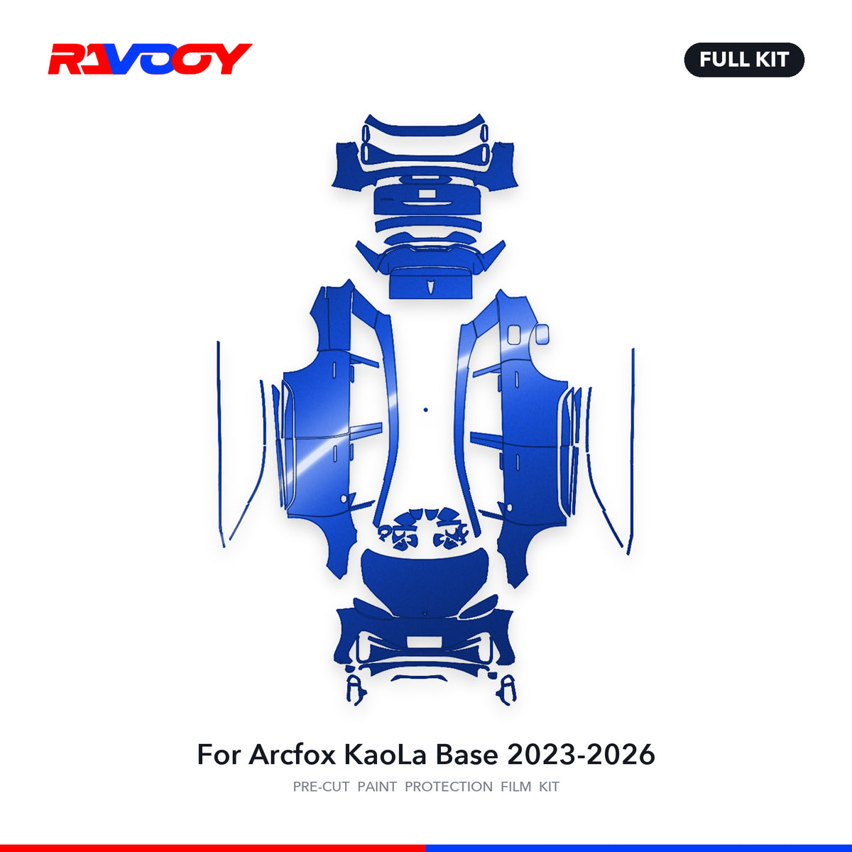Full vehicle PPF pattern for 2023-2026 Arcfox KaoLa Base
