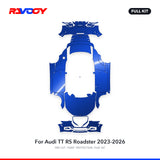RAVOOY PPF Kit For 2023-2026 Audi TT RS Roadster – Pre-Cut Paint Protection Film Clear Bra