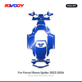 RAVOOY PPF Kit For 2023-2026 Ferrari Roma Spider – Pre-Cut Paint Protection Film Clear Bra