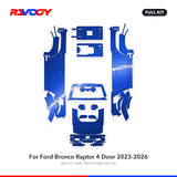 RAVOOY PPF Kit For 2023-2026 Ford Bronco Raptor 4 Door – Pre-Cut Paint Protection Film Clear Bra
