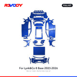 RAVOOY PPF Kit For 2023-2026 Lynk&Co 8 Base – Pre-Cut Paint Protection Film Clear Bra