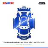 RAVOOY PPF Kit For 2023-2026 Mercedes-Benz A Class Sedan AMG Line – Pre-Cut Paint Protection Film Clear Bra