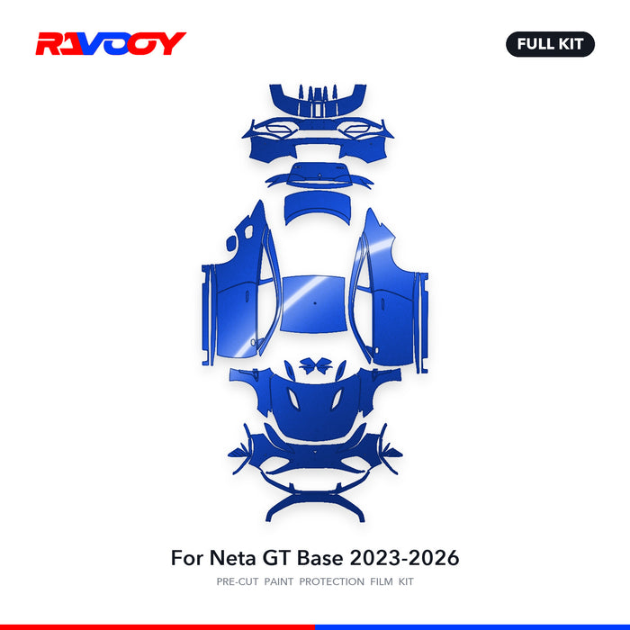 Full vehicle PPF pattern for 2023-2026 Neta GT Base