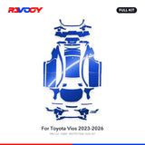 RAVOOY PPF Kit For 2023-2026 Toyota Vios – Pre-Cut Paint Protection Film Clear Bra