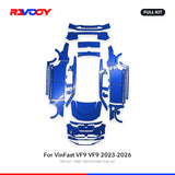RAVOOY PPF Kit For 2023-2026 VinFast VF9 VF9 – Pre-Cut Paint Protection Film Clear Bra