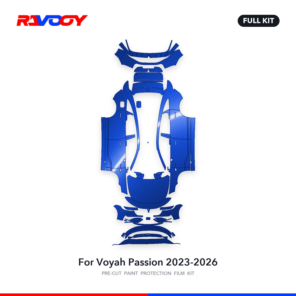 Full vehicle PPF pattern for 2023-2026 Voyah Passion