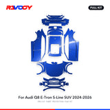 RAVOOY PPF Kit For 2024-2026 Audi Q8 E-Tron S-Line SUV – Pre-Cut Paint Protection Film Clear Bra