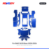 RAVOOY PPF Kit For 2024-2026 BAIC BJ30 Base – Pre-Cut Paint Protection Film Clear Bra